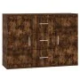 Sideboard aus geräuchertem Eichensperrholz, 91 x 29,5 x 65 cm von vidaXL, Sideboards - Ref: Foro24-823347, Preis: 81,31 €, Ra...