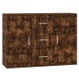 Smoked oak plywood sideboard 91x29.5x65 cm by vidaXL, Sideboards - Ref: Foro24-823347, Price: 82,67 €, Discount: %