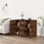 Sideboard aus geräuchertem Eichensperrholz, 91 x 29,5 x 65 cm von vidaXL, Sideboards - Ref: Foro24-823347, Preis: 81,31 €, Ra...