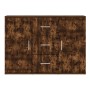 Smoked oak plywood sideboard 91x29.5x65 cm by vidaXL, Sideboards - Ref: Foro24-823347, Price: 82,67 €, Discount: %