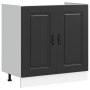Gabinete de cocina Kalmar 2 pcs Negro 80 x 46 x 81.5 cm