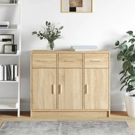 Sonoma oak engineered wood sideboard 91x28x75 cm by vidaXL, Sideboards - Ref: Foro24-823011, Price: 101,59 €, Discount: %