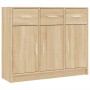 Sideboard aus Sonoma-Eichenholzwerkstoff, 91 x 28 x 75 cm von vidaXL, Sideboards - Ref: Foro24-823011, Preis: 104,62 €, Rabat...