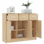Sideboard aus Sonoma-Eichenholzwerkstoff, 91 x 28 x 75 cm von vidaXL, Sideboards - Ref: Foro24-823011, Preis: 104,62 €, Rabat...