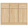 Sideboard aus Sonoma-Eichenholzwerkstoff, 91 x 28 x 75 cm von vidaXL, Sideboards - Ref: Foro24-823011, Preis: 104,62 €, Rabat...