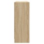 Sonoma oak engineered wood sideboard 91x28x75 cm by vidaXL, Sideboards - Ref: Foro24-823011, Price: 104,51 €, Discount: %