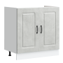 Gabinete de cocina Kalmar 2 pcs Gris 80 x 46 x 81.5 cm