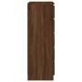 Brown oak plywood wooden dresser 60x36x103 cm by vidaXL, Drawers - Ref: Foro24-823023, Price: 123,57 €, Discount: %