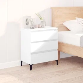 Aparador de madera contrachapada blanco 60x35x70 cm de vidaXL, Aparadores - Ref: Foro24-823048, Precio: 63,51 €, Descuento: %