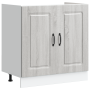 Gabinete de cocina Kalmar 2 pcs Gris 80 x 46 x 81.5 cm