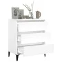 Weißes Sperrholz-Sideboard 60x35x70 cm von vidaXL, Sideboards - Ref: Foro24-823048, Preis: 63,51 €, Rabatt: %