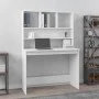 Sperrholz Schreibtischregale weiß 102x45x148 cm von vidaXL, Schreibtische - Ref: Foro24-823000, Preis: 80,42 €, Rabatt: %