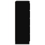 Cajonera de madera contrachapada negro 60x36x103 cm de vidaXL, Cajoneras - Ref: Foro24-823017, Precio: 105,89 €, Descuento: %