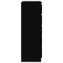 Cajonera de madera contrachapada negro 60x36x103 cm de vidaXL, Cajoneras - Ref: Foro24-823017, Precio: 107,06 €, Descuento: %