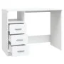 Weißer Sperrholzschreibtisch mit Schubladen 102x50x76 cm von vidaXL, Schreibtische - Ref: Foro24-823032, Preis: 87,75 €, Raba...