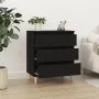 Schwarzes Sperrholz-Sideboard 60x35x70 cm von vidaXL, Sideboards - Ref: Foro24-823041, Preis: 74,06 €, Rabatt: %