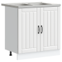 Gabinete de cocina Lucca 2 pcs 80 x 46 x 81.5 cm