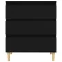 Schwarzes Sperrholz-Sideboard 60x35x70 cm von vidaXL, Sideboards - Ref: Foro24-823041, Preis: 74,06 €, Rabatt: %