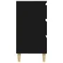 Aparador de madera contrachapada negro 60x35x70 cm de vidaXL, Aparadores - Ref: Foro24-823041, Precio: 74,06 €, Descuento: %