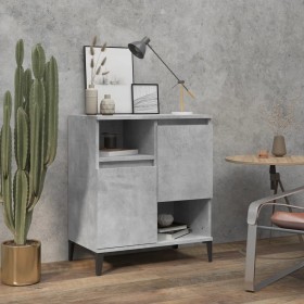 Betongraues Sperrholz-Sideboard 60x35x70 cm von vidaXL, Sideboards - Ref: Foro24-821152, Preis: 75,27 €, Rabatt: %