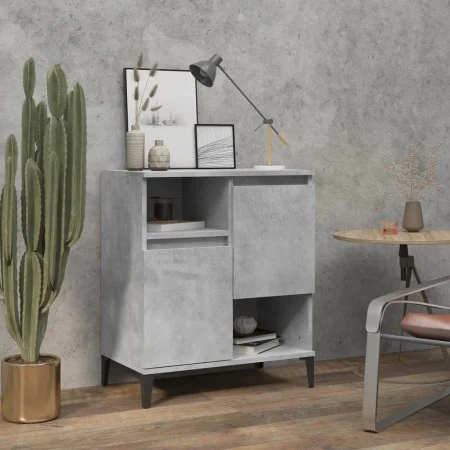 Concrete gray plywood sideboard 60x35x70 cm by vidaXL, Sideboards - Ref: Foro24-821152, Price: 74,14 €, Discount: %