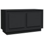 Schwarzer TV-Schrank aus Sperrholz, 80 x 35 x 45 cm von vidaXL, TV-Möbel - Ref: Foro24-819853, Preis: 58,00 €, Rabatt: %