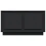 Black plywood TV cabinet 80x35x45 cm by vidaXL, TV Furniture - Ref: Foro24-819853, Price: 57,18 €, Discount: %
