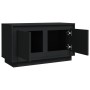 Schwarzer TV-Schrank aus Sperrholz, 80 x 35 x 45 cm von vidaXL, TV-Möbel - Ref: Foro24-819853, Preis: 58,00 €, Rabatt: %