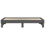 Removable sofa bed solid gray pine wood 2x(90x190) cm by vidaXL, Beds and slatted bases - Ref: Foro24-823391, Price: 155,24 €...