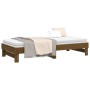Removable sofa bed solid brown pine wood 2x(100x200) cm by vidaXL, Beds and slatted bases - Ref: Foro24-823377, Price: 199,53...