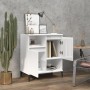 Hochglanzweißes Sperrholz-Sideboard 60x35x70 cm von vidaXL, Sideboards - Ref: Foro24-821150, Preis: 62,51 €, Rabatt: %