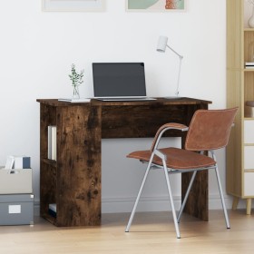 Escritorio de madera contrachapada roble ahumado 100x55x75 cm de vidaXL, Escritorios - Ref: Foro24-823029, Precio: 65,26 €, D...