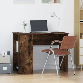 Schreibtisch aus geräuchertem Eichensperrholz, 100 x 55 x 75 cm von vidaXL, Schreibtische - Ref: Foro24-823029, Preis: 64,40 ...