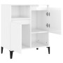 Hochglanzweißes Sperrholz-Sideboard 60x35x70 cm von vidaXL, Sideboards - Ref: Foro24-821150, Preis: 62,51 €, Rabatt: %