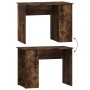 Schreibtisch aus geräuchertem Eichensperrholz, 100 x 55 x 75 cm von vidaXL, Schreibtische - Ref: Foro24-823029, Preis: 65,26 ...