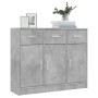 Concrete gray engineered wood sideboard 91x28x75 cm by vidaXL, Sideboards - Ref: Foro24-823012, Price: 103,06 €, Discount: %