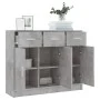 Concrete gray engineered wood sideboard 91x28x75 cm by vidaXL, Sideboards - Ref: Foro24-823012, Price: 99,78 €, Discount: %