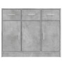 Concrete gray engineered wood sideboard 91x28x75 cm by vidaXL, Sideboards - Ref: Foro24-823012, Price: 103,06 €, Discount: %