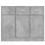 Concrete gray engineered wood sideboard 91x28x75 cm by vidaXL, Sideboards - Ref: Foro24-823012, Price: 99,78 €, Discount: %