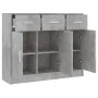 Concrete gray engineered wood sideboard 91x28x75 cm by vidaXL, Sideboards - Ref: Foro24-823012, Price: 99,78 €, Discount: %
