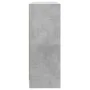 Concrete gray engineered wood sideboard 91x28x75 cm by vidaXL, Sideboards - Ref: Foro24-823012, Price: 99,78 €, Discount: %