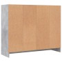 Concrete gray engineered wood sideboard 91x28x75 cm by vidaXL, Sideboards - Ref: Foro24-823012, Price: 103,06 €, Discount: %