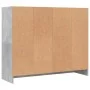 Concrete gray engineered wood sideboard 91x28x75 cm by vidaXL, Sideboards - Ref: Foro24-823012, Price: 99,78 €, Discount: %