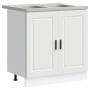Gabinete base para fregadero con puerta Porto 2 pcs