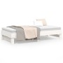 Removable sofa bed solid white pine wood 2x(90x190) cm by vidaXL, Beds and slatted bases - Ref: Foro24-823390, Price: 183,79 ...