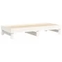 Removable sofa bed solid white pine wood 2x(90x190) cm by vidaXL, Beds and slatted bases - Ref: Foro24-823390, Price: 181,43 ...