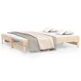 Sofá cama extraíble madera maciza de pino 2x(90x190) cm de vidaXL, Camas y somieres - Ref: Foro24-823389, Precio: 152,23 €, D...