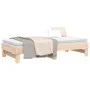 Sofá cama extraíble madera maciza de pino 2x(90x190) cm de vidaXL, Camas y somieres - Ref: Foro24-823389, Precio: 152,23 €, D...