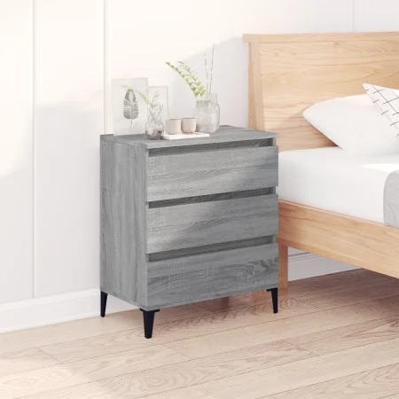 Gray Sonoma plywood sideboard 60x35x70 cm by vidaXL, Sideboards - Ref: Foro24-823054, Price: 60,73 €, Discount: %