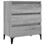Gray Sonoma plywood sideboard 60x35x70 cm by vidaXL, Sideboards - Ref: Foro24-823054, Price: 60,73 €, Discount: %